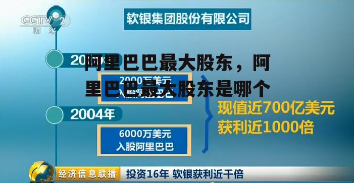 阿里巴巴最大股东，阿里巴巴最大股东是哪个