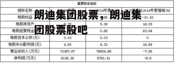 朗迪集团股票，朗迪集团股票股吧