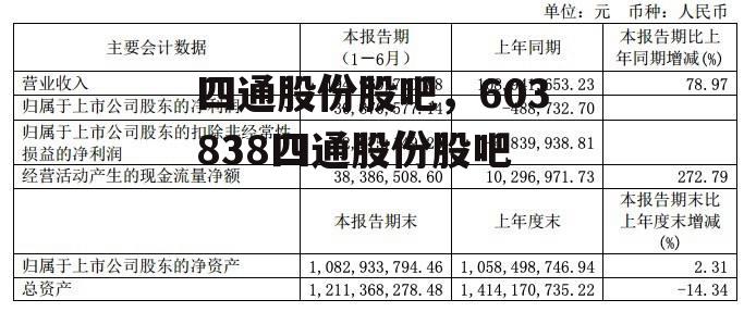 四通股份股吧，603838四通股份股吧