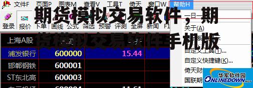 期货模拟交易软件，期货模拟交易软件手机版