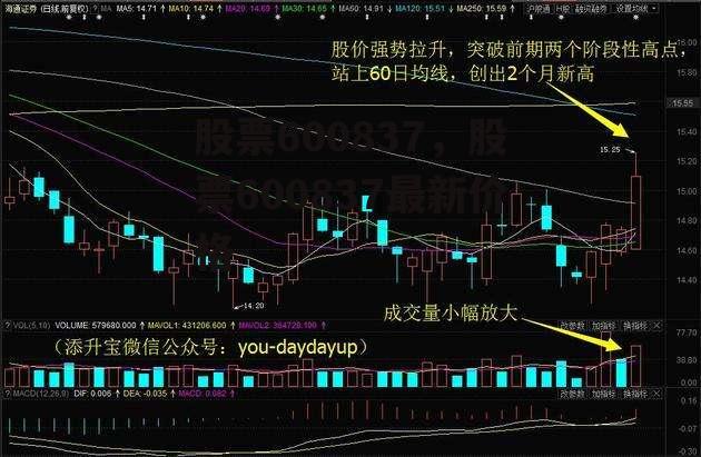 股票600837，股票600837最新价格