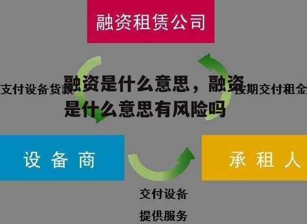 融资是什么意思，融资是什么意思有风险吗