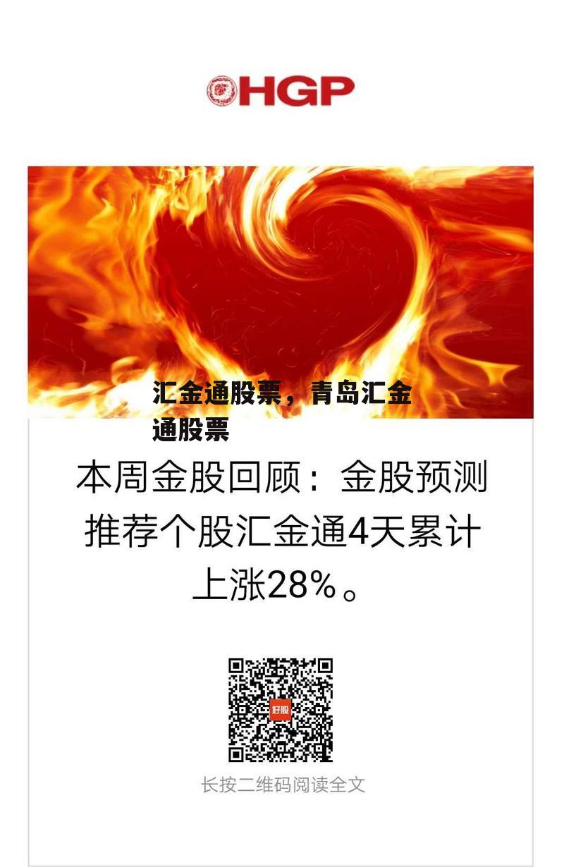 汇金通股票，青岛汇金通股票