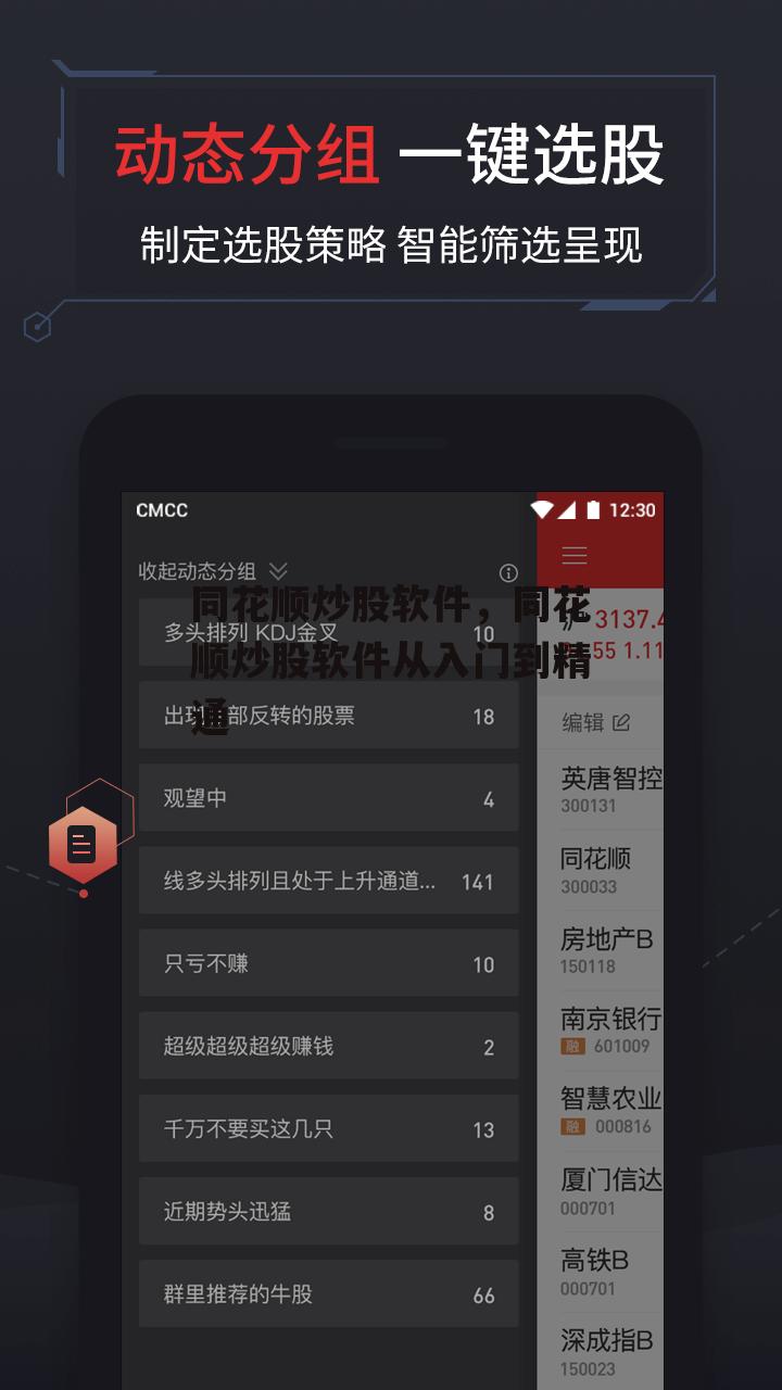 同花顺炒股软件，同花顺炒股软件从入门到精通