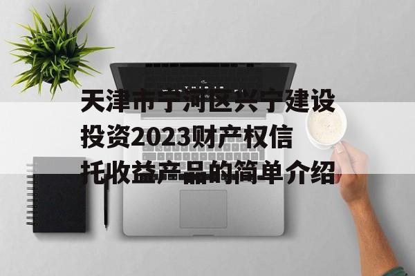 天津市宁河区兴宁建设投资2023财产权信托收益产品的简单介绍