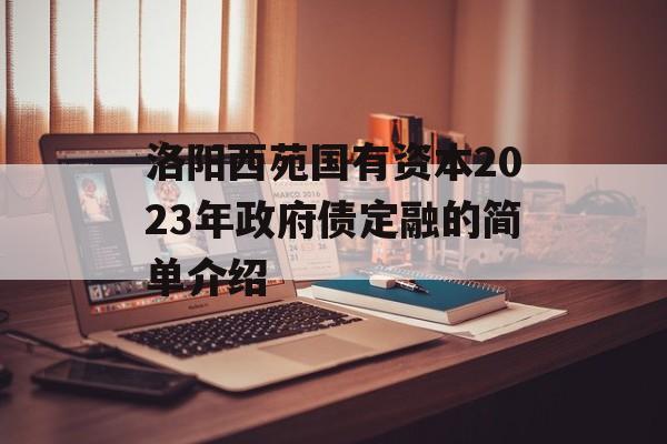 洛阳西苑国有资本2023年政府债定融的简单介绍