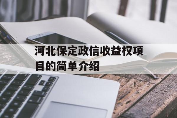 河北保定政信收益权项目的简单介绍