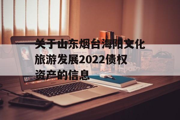 关于山东烟台海阳文化旅游发展2022债权资产的信息