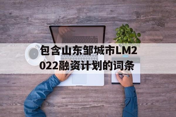 包含山东邹城市LM2022融资计划的词条