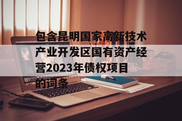 包含昆明国家高新技术产业开发区国有资产经营2023年债权项目的词条