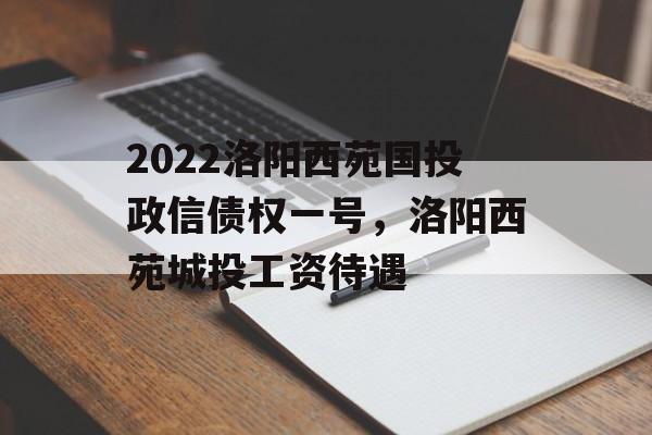 2022洛阳西苑国投政信债权一号，洛阳西苑城投工资待遇