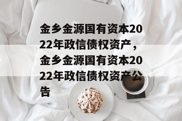 金乡金源国有资本2022年政信债权资产，金乡金源国有资本2022年政信债权资产公告