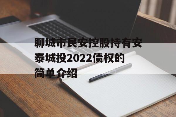 聊城市民安控股持有安泰城投2022债权的简单介绍