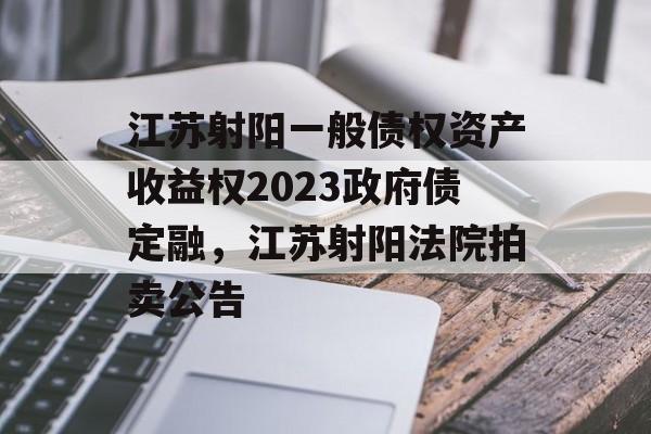 江苏射阳一般债权资产收益权2023政府债定融，江苏射阳法院拍卖公告