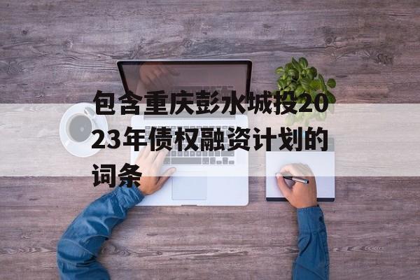 包含重庆彭水城投2023年债权融资计划的词条