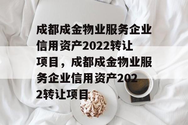 成都成金物业服务企业信用资产2022转让项目，成都成金物业服务企业信用资产2022转让项目