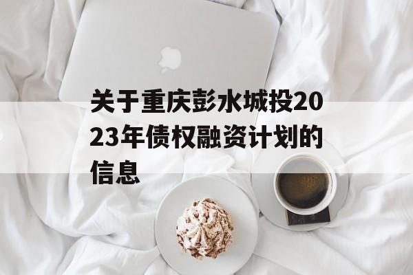 关于重庆彭水城投2023年债权融资计划的信息