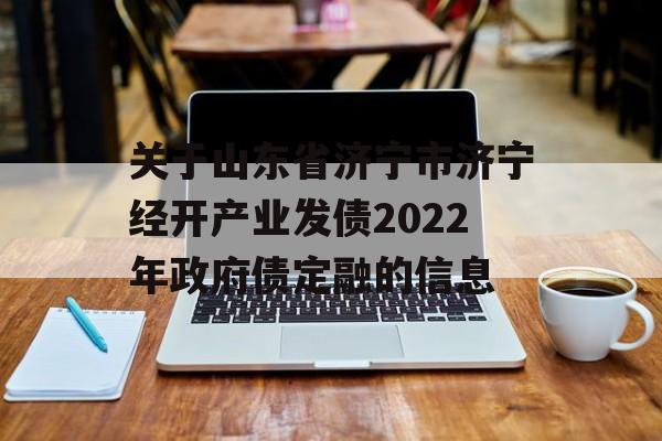 关于山东省济宁市济宁经开产业发债2022年政府债定融的信息