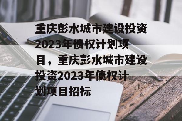 重庆彭水城市建设投资2023年债权计划项目，重庆彭水城市建设投资2023年债权计划项目招标