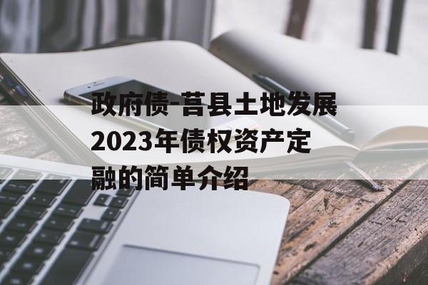 政府债-莒县土地发展2023年债权资产定融的简单介绍