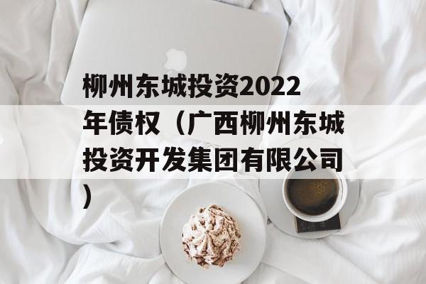 柳州东城投资2022年债权（广西柳州东城投资开发集团有限公司）