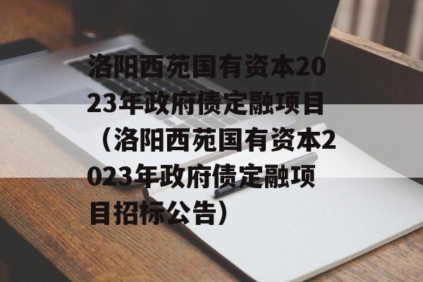 洛阳西苑国有资本2023年政府债定融项目（洛阳西苑国有资本2023年政府债定融项目招标公告）