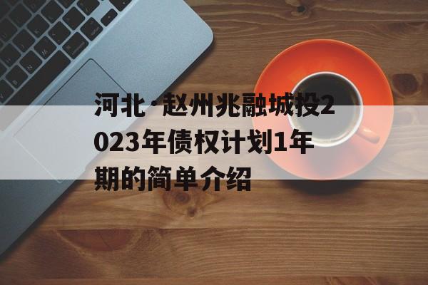 河北·赵州兆融城投2023年债权计划1年期的简单介绍