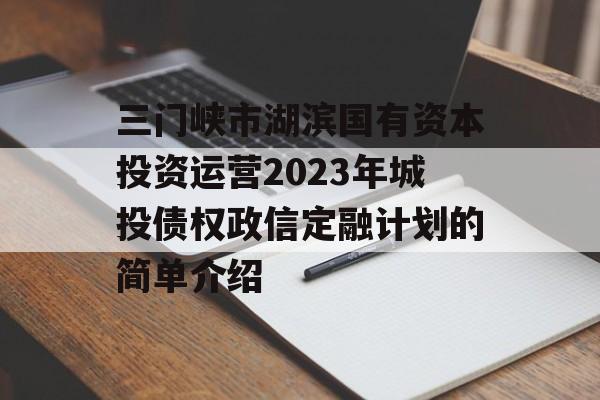 三门峡市湖滨国有资本投资运营2023年城投债权政信定融计划的简单介绍