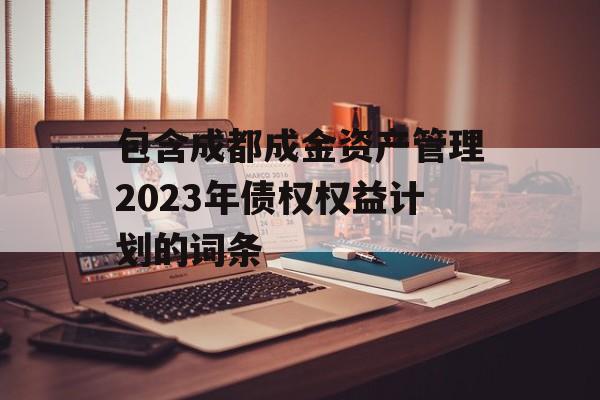 包含成都成金资产管理2023年债权权益计划的词条