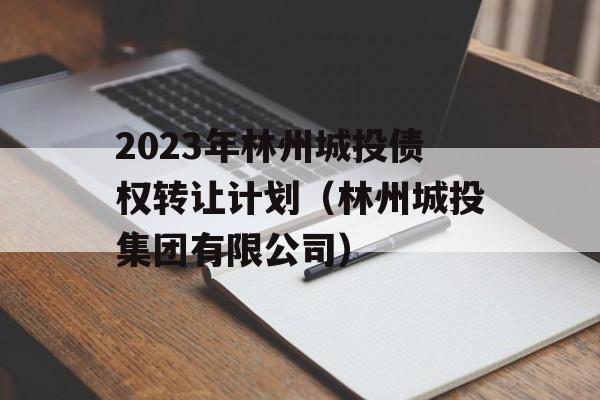 2023年林州城投债权转让计划（林州城投集团有限公司）