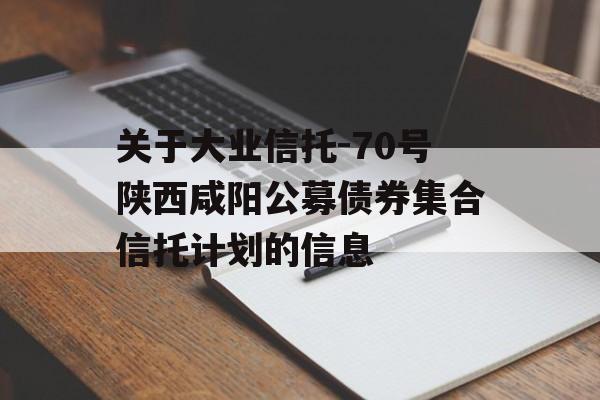 关于大业信托-70号陕西咸阳公募债券集合信托计划的信息