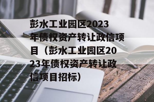 彭水工业园区2023年债权资产转让政信项目（彭水工业园区2023年债权资产转让政信项目招标）