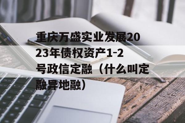 重庆万盛实业发展2023年债权资产1-2号政信定融（什么叫定融异地融）