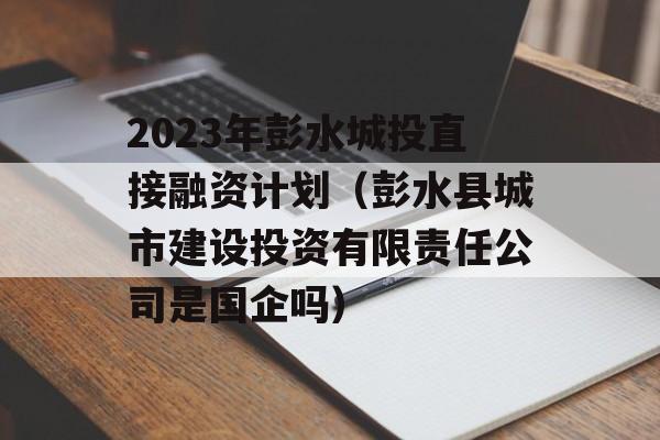 2023年彭水城投直接融资计划（彭水县城市建设投资有限责任公司是国企吗）