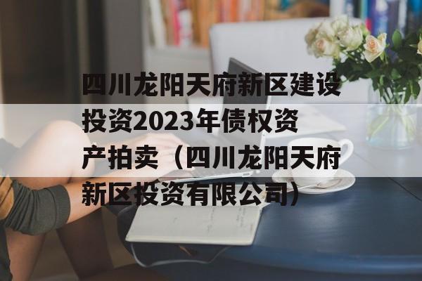 四川龙阳天府新区建设投资2023年债权资产拍卖（四川龙阳天府新区投资有限公司）