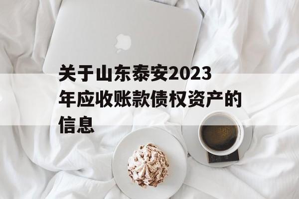 关于山东泰安2023年应收账款债权资产的信息