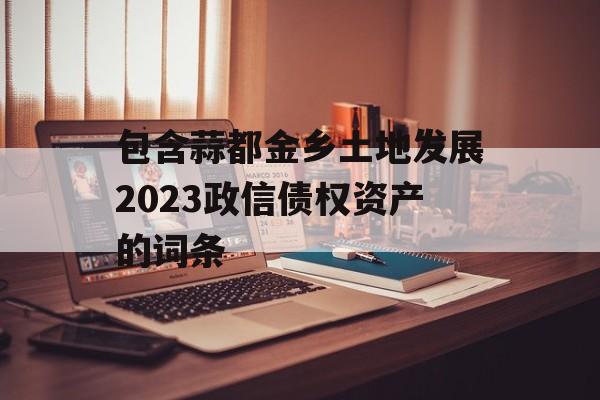 包含蒜都金乡土地发展2023政信债权资产的词条