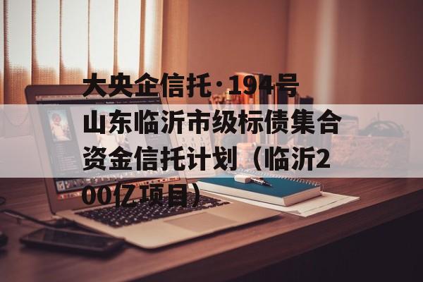 大央企信托·194号山东临沂市级标债集合资金信托计划（临沂200亿项目）