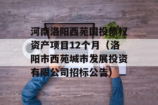 河南洛阳西苑国投债权资产项目12个月（洛阳市西苑城市发展投资有限公司招标公告）