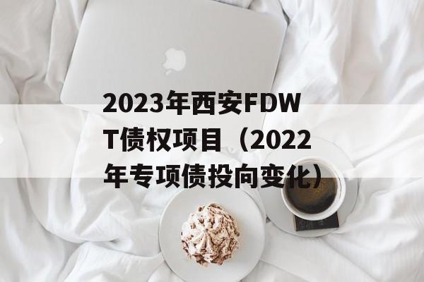 2023年西安FDWT债权项目（2022年专项债投向变化）