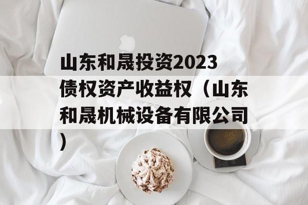 山东和晟投资2023债权资产收益权（山东和晟机械设备有限公司）