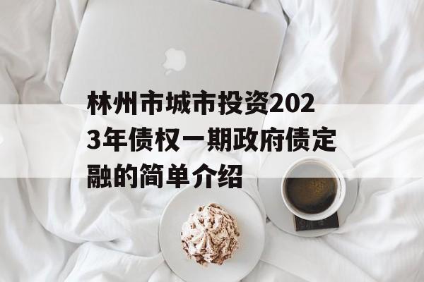 林州市城市投资2023年债权一期政府债定融的简单介绍