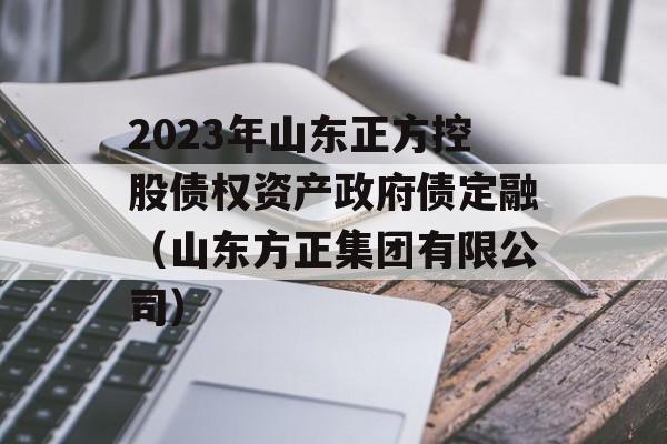 2023年山东正方控股债权资产政府债定融（山东方正集团有限公司）