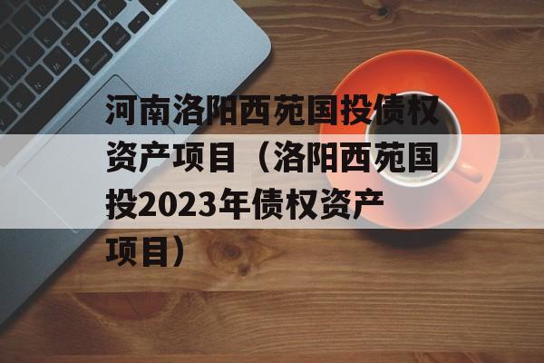 河南洛阳西苑国投债权资产项目（洛阳西苑国投2023年债权资产项目）