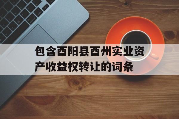 包含酉阳县酉州实业资产收益权转让的词条