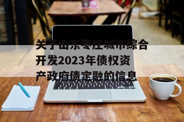 关于山东枣庄城市综合开发2023年债权资产政府债定融的信息