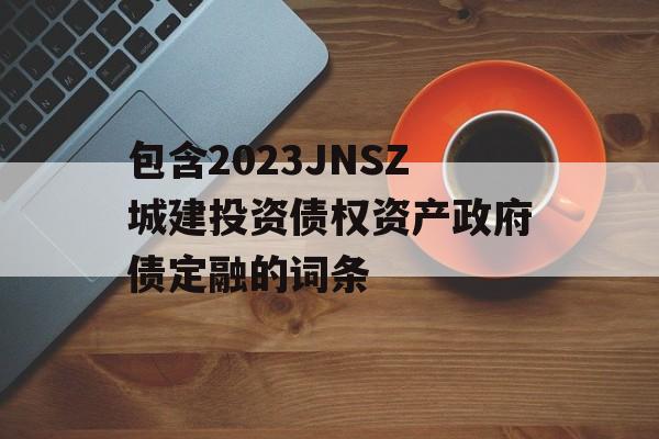 包含2023JNSZ城建投资债权资产政府债定融的词条