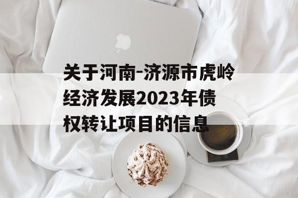 关于河南-济源市虎岭经济发展2023年债权转让项目的信息