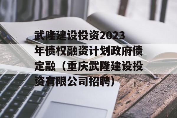 武隆建设投资2023年债权融资计划政府债定融（重庆武隆建设投资有限公司招聘）