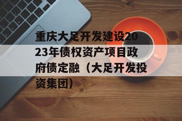 重庆大足开发建设2023年债权资产项目政府债定融（大足开发投资集团）